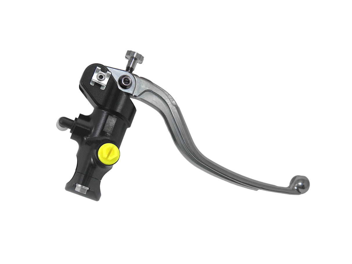 Pompa Frizione Radiale Accossato 16x18 Con Corpo Pompa Anodizzato Nero E Leva Fissa Colorata (Pomello+Leva)