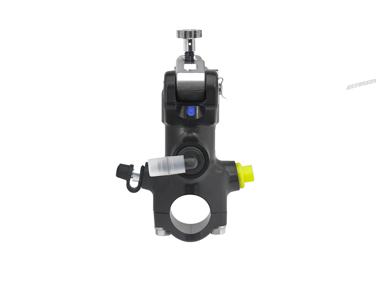 Pompa Frizione Radiale Accossato 16x18 Con Corpo Pompa Anodizzato Nero E Leva Fissa Colorata (Pomello+Leva)