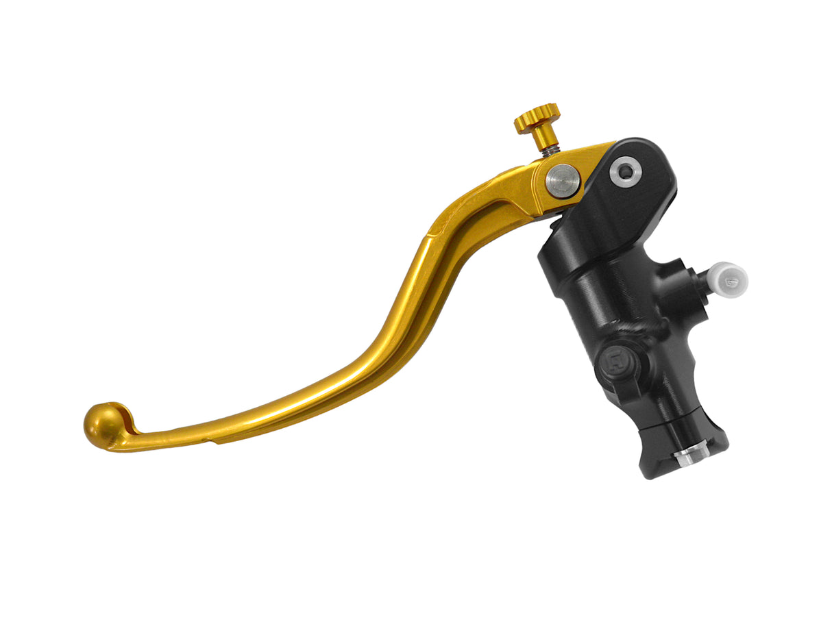 Pompa Frizione Radiale Accossato 16x18 Con Corpo Pompa Anodizzato Nero E Leva Fissa Colorata (Pomello+Leva)