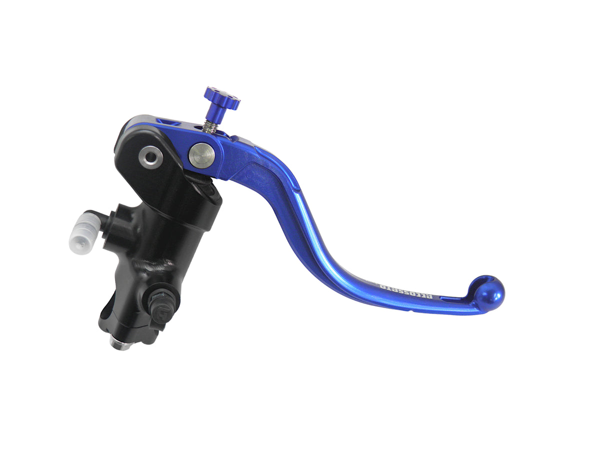 Pompa Freno Radiale Accossato 16x16 Con Corpo Pompa Anodizzato Nero E Leva Fissa Colorata (Pomello+Leva)