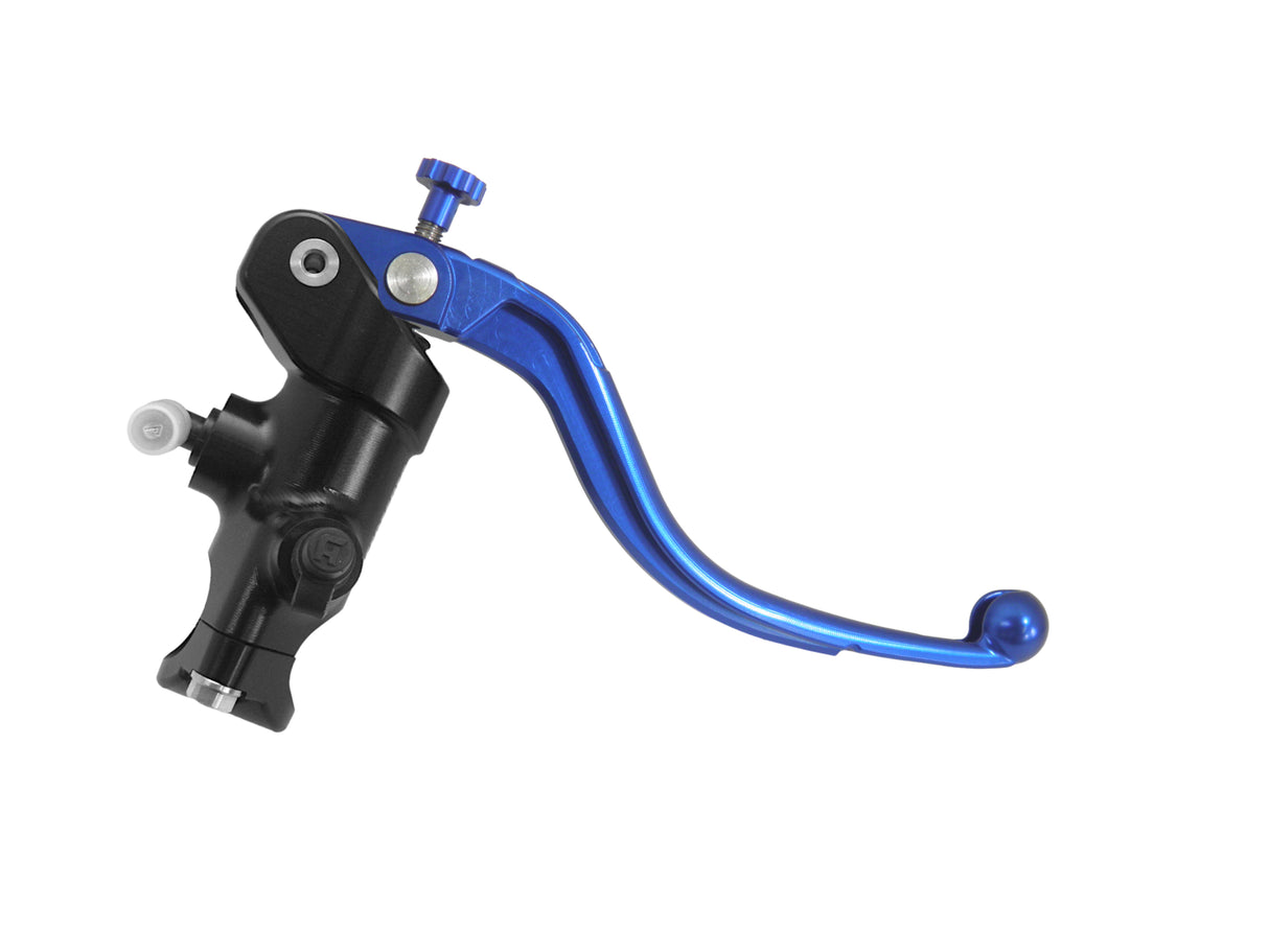 Pompa Freno Radiale Accossato 16x16 Con Corpo Pompa Anodizzato Nero E Leva Fissa Colorata (Pomello+Leva)