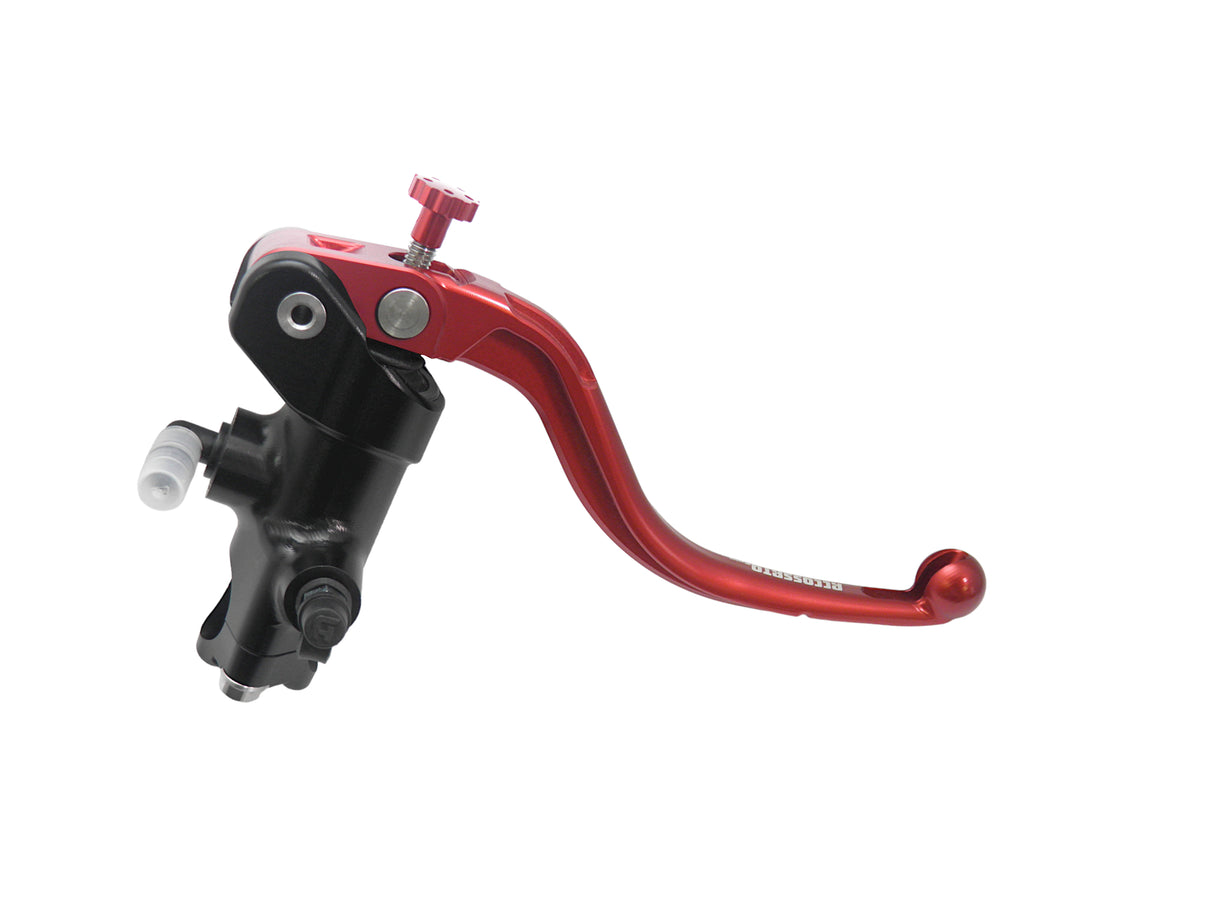 Pompa Freno Radiale Accossato 16x16 Con Corpo Pompa Anodizzato Nero E Leva Fissa Colorata (Pomello+Leva)