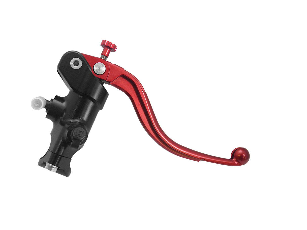 Pompa Freno Radiale Accossato 16x16 Con Corpo Pompa Anodizzato Nero E Leva Fissa Colorata (Pomello+Leva)