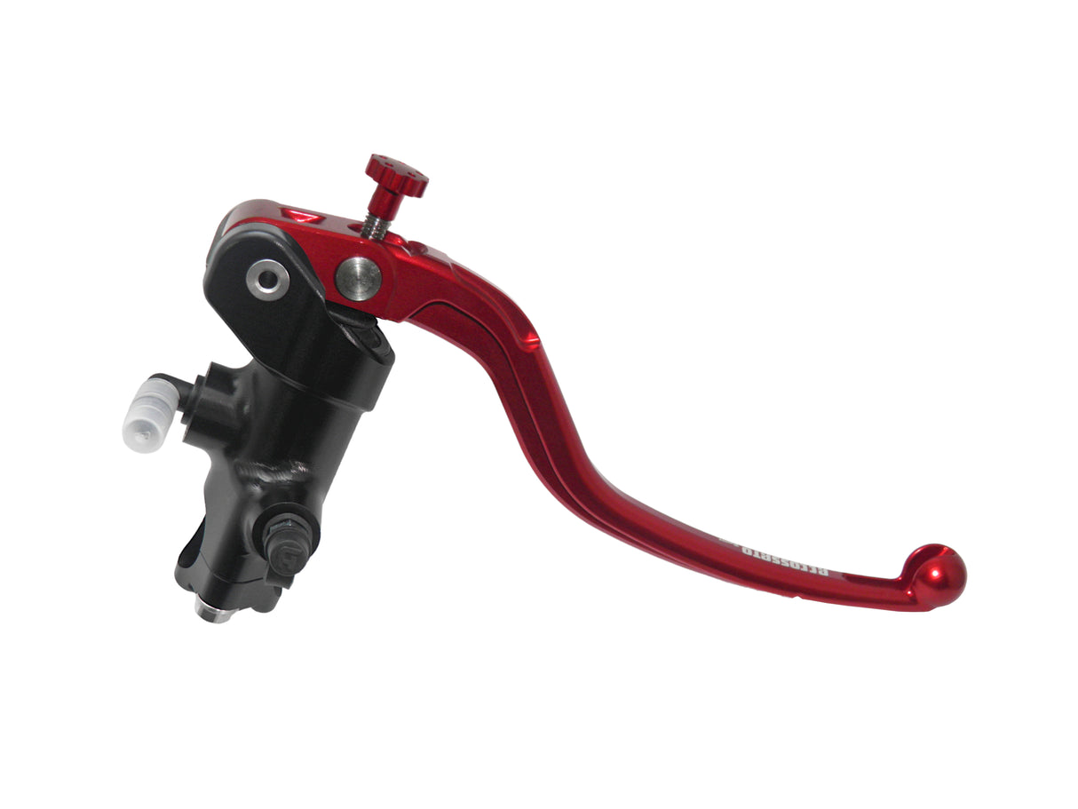 Pompa Freno Radiale Accossato 16x16 Con Corpo Pompa Anodizzato Nero E Leva Fissa Colorata (Pomello+Leva)