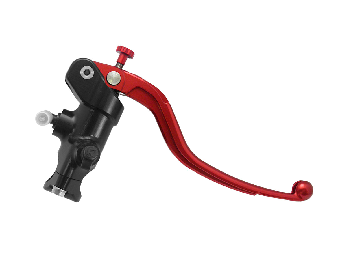 Pompa Freno Radiale Accossato 16x16 Con Corpo Pompa Anodizzato Nero E Leva Fissa Colorata (Pomello+Leva)