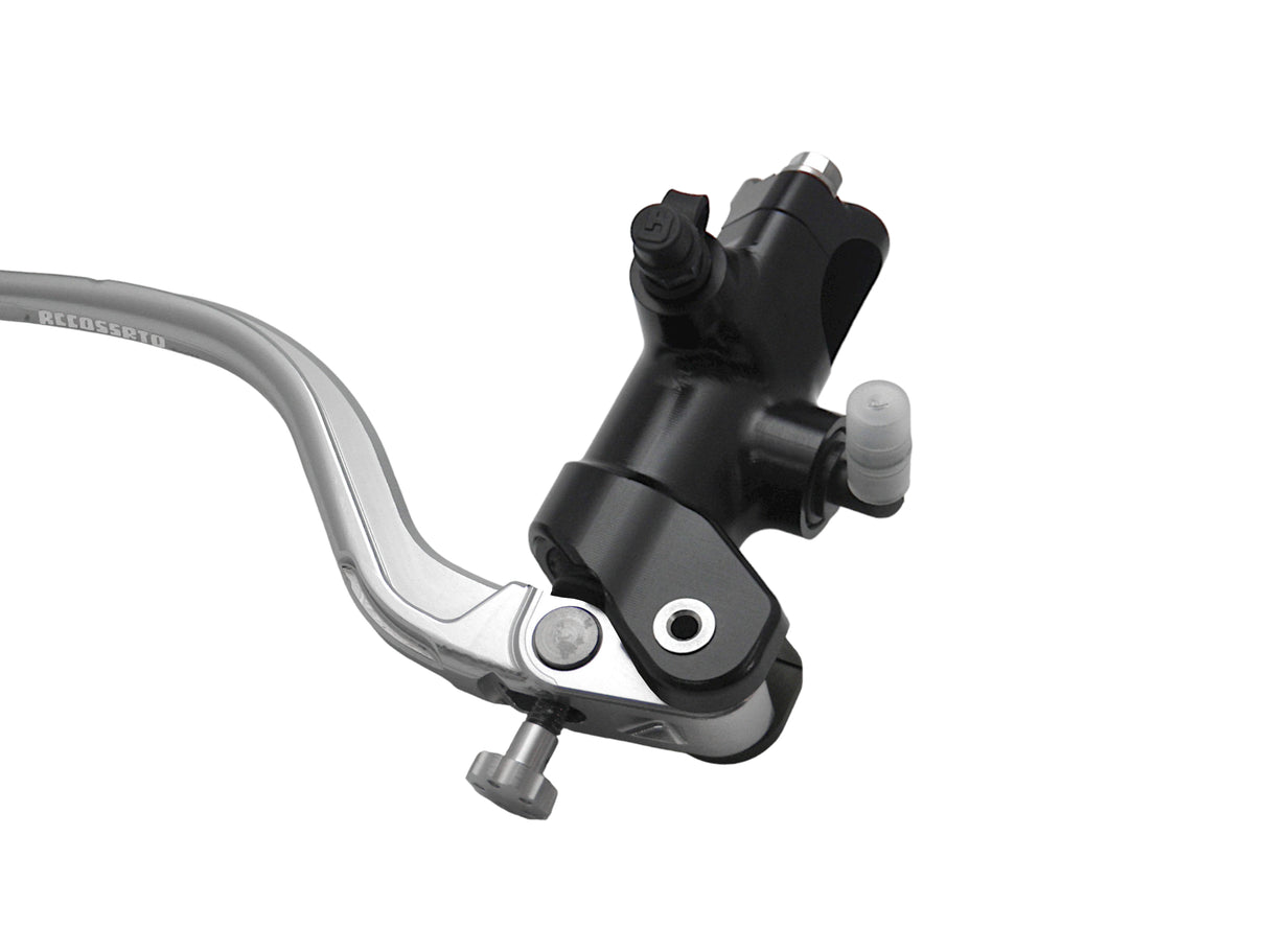 Pompa Freno Radiale Accossato 16x16 Con Corpo Pompa Anodizzato Nero E Leva Fissa Colorata (Pomello+Leva)