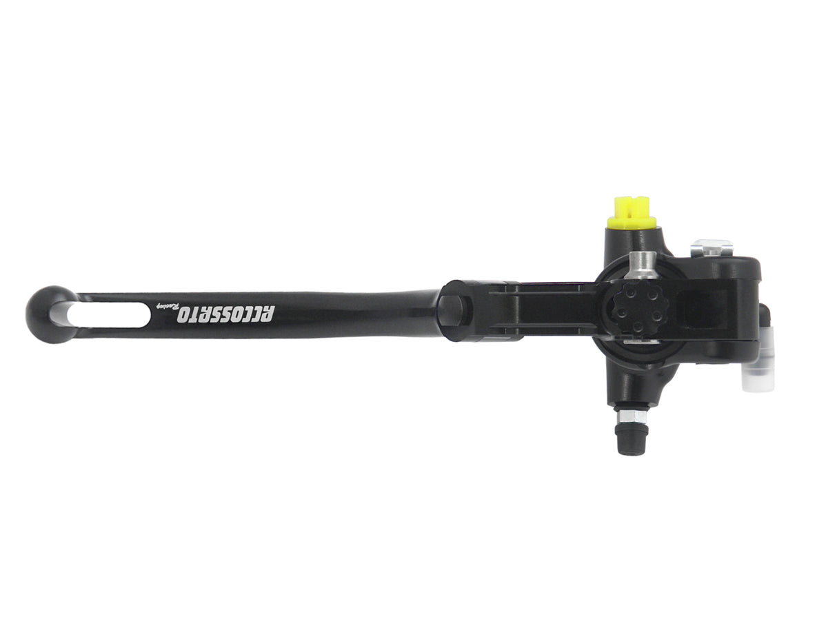 Pompa Frizione Radiale Accossato 19x20 Con Corpo Pompa Anodizzato Nero E Leva Snodata Colorata (Pomello+Leva)