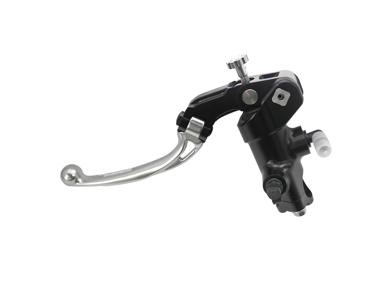 Pompa Frizione Radiale Accossato 19x20 Con Corpo Pompa Anodizzato Nero E Leva Snodata Colorata (Pomello+Leva)