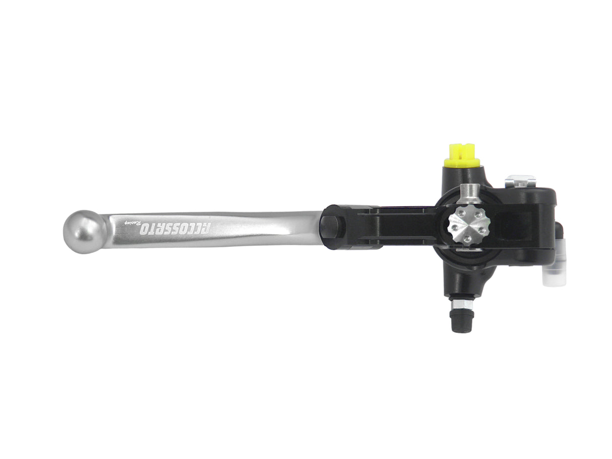 Pompa Frizione Radiale Accossato 19x20 Con Corpo Pompa Anodizzato Nero E Leva Snodata Colorata (Pomello+Leva)