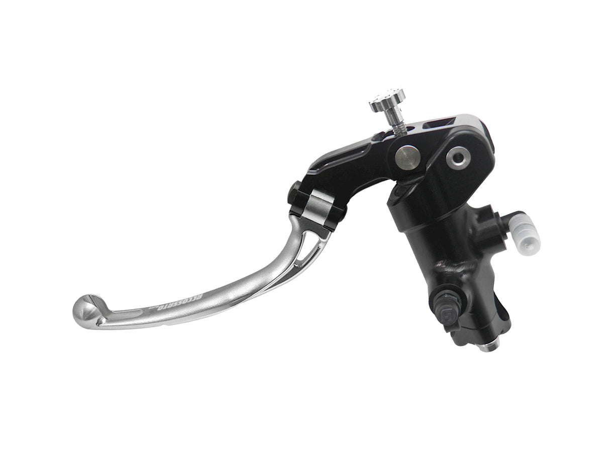 Pompa Frizione Radiale Accossato 19x20 Con Corpo Pompa Anodizzato Nero E Leva Snodata Colorata (Pomello+Leva)