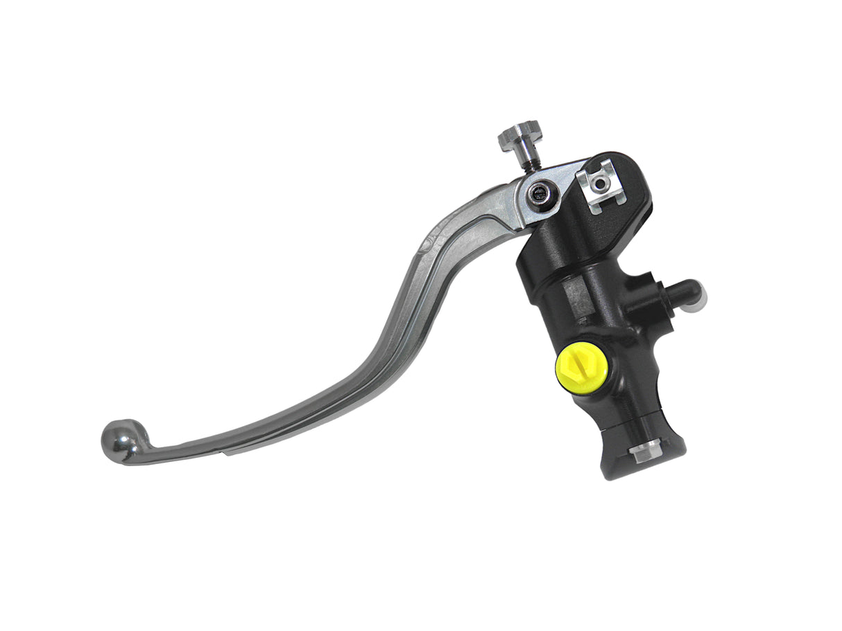 Pompa Freno Radiale Accossato 19x19 Con Corpo Pompa Anodizzato Nero E Leva Fissa Colorata (Pomello+Leva)