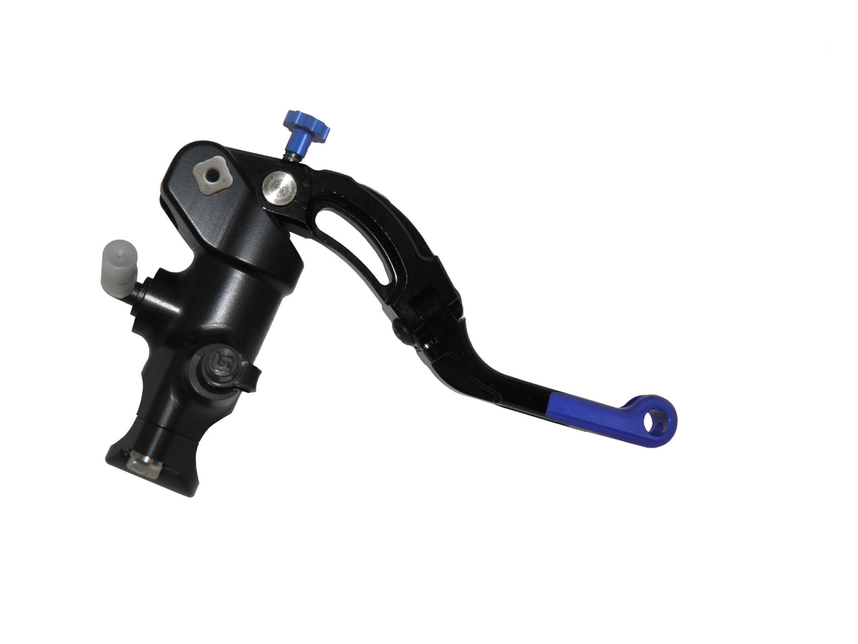 Pompa Freno Radiale Accossato PRS 16x17-18-19 Con Corpo Pompa Anodizzato Nero E Leva Revolution Colorata (Pomello+Inserto)