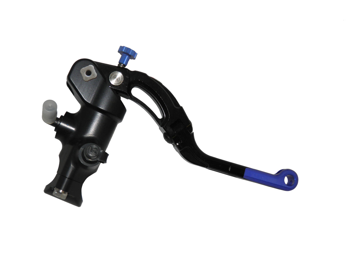 Pompa Freno Radiale Accossato PRS 16x17-18-19 Con Corpo Pompa Anodizzato Nero E Leva Revolution Colorata (Pomello+Inserto)