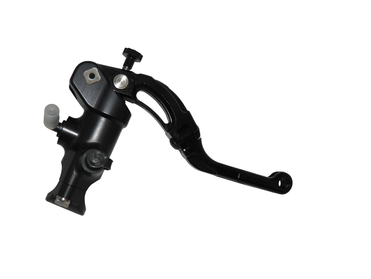 Pompa Freno Radiale Accossato PRS 16x17-18-19 Con Corpo Pompa Anodizzato Nero E Leva Revolution Colorata (Pomello+Inserto)