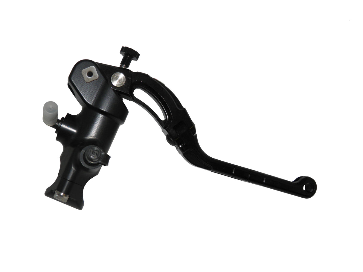 Pompa Freno Radiale Accossato PRS 16x17-18-19 Con Corpo Pompa Anodizzato Nero E Leva Revolution Colorata (Pomello+Inserto)