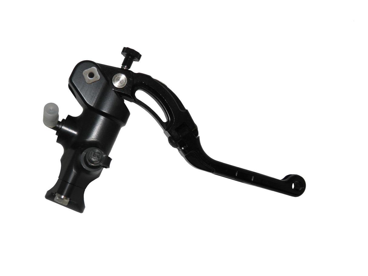 Pompa Freno Radiale Accossato PRS 16x17-18-19 Con Corpo Pompa Anodizzato Nero E Leva Revolution Colorata (Pomello+Inserto)