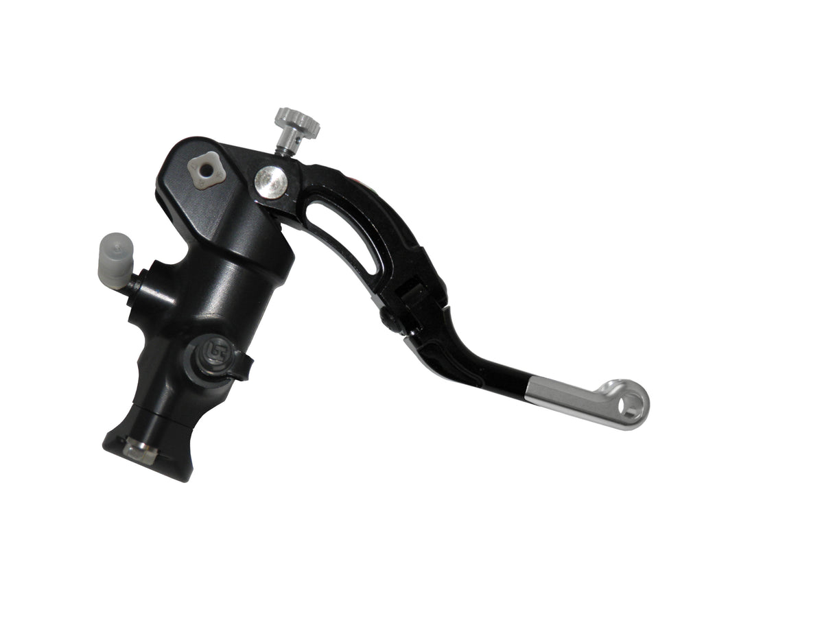 Pompa Freno Radiale Accossato PRS 16x17-18-19 Con Corpo Pompa Anodizzato Nero E Leva Revolution Colorata (Pomello+Inserto)