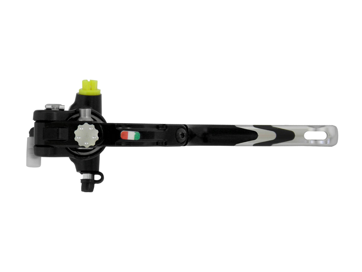 Pompa Freno Radiale Accossato PRS 16x17-18-19 Con Corpo Pompa Anodizzato Nero E Leva Revolution Colorata (Pomello+Inserto)