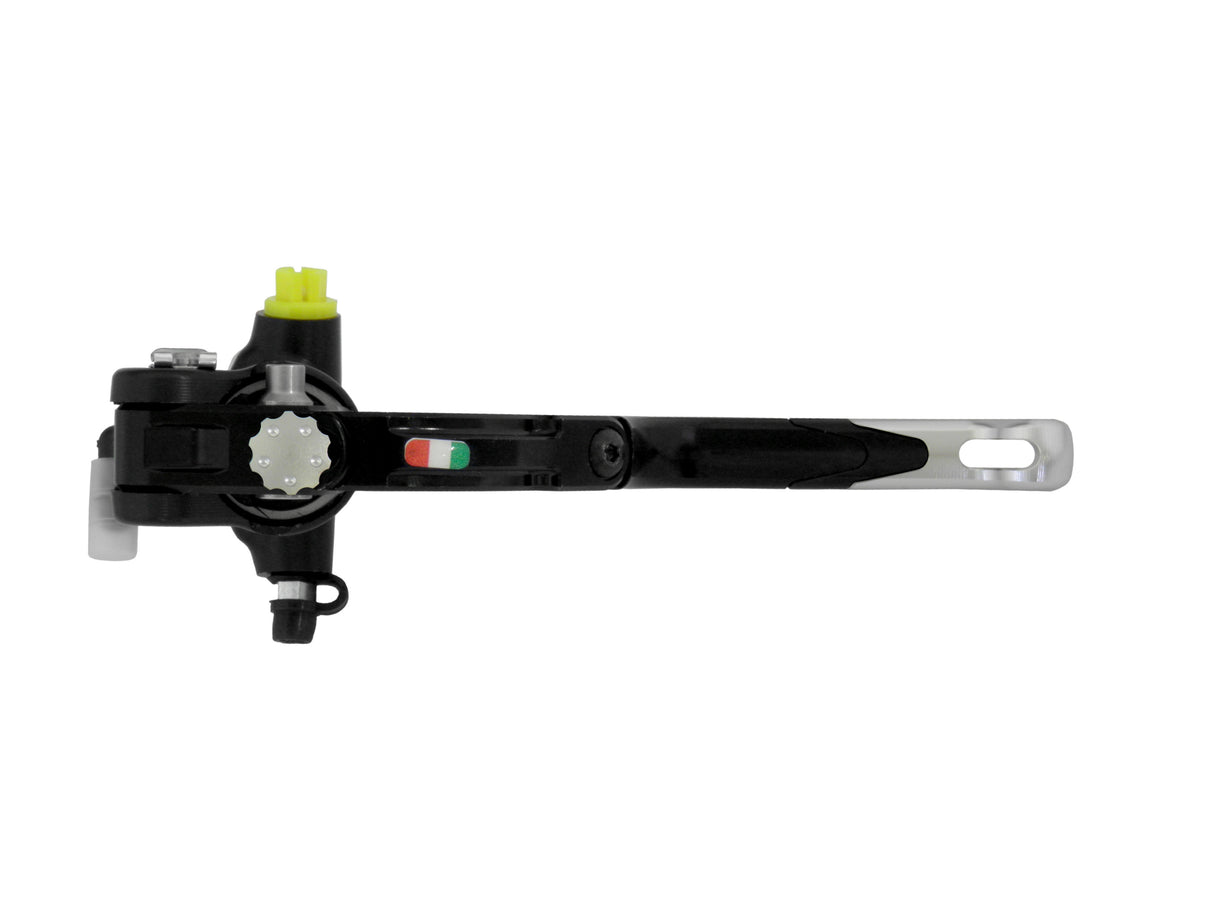 Pompa Freno Radiale Accossato PRS 16x17-18-19 Con Corpo Pompa Anodizzato Nero E Leva Revolution Colorata (Pomello+Inserto)