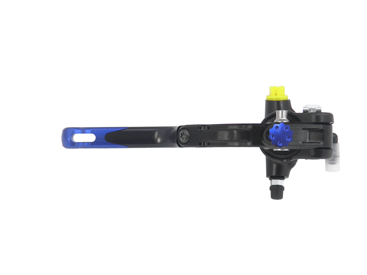 Pompa Frizione Radiale Accossato PRS 16x15-16-17 Con Corpo Pompa Anodizzato Nero E Leva Revolution Colorata (Pomello+Inserto)