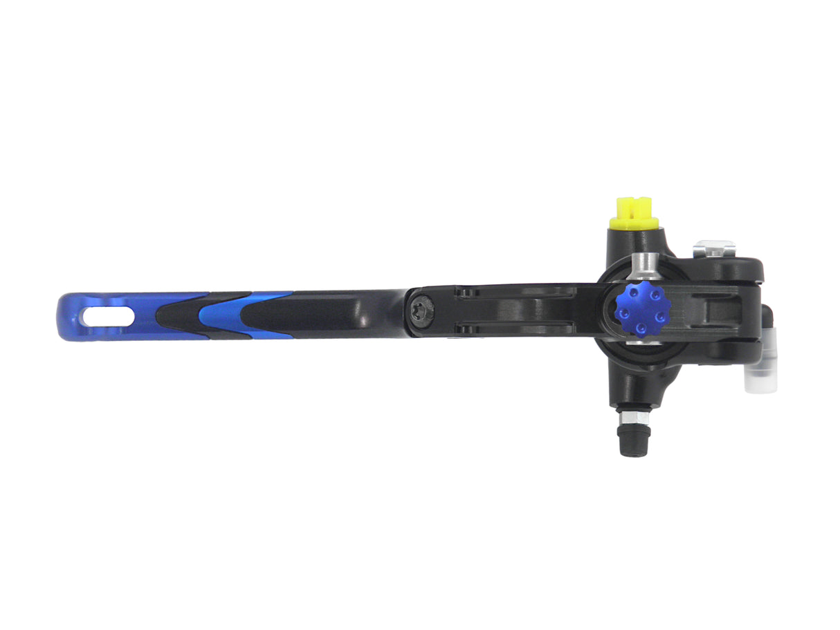 Pompa Frizione Radiale Accossato PRS 16x15-16-17 Con Corpo Pompa Anodizzato Nero E Leva Revolution Colorata (Pomello+Inserto)