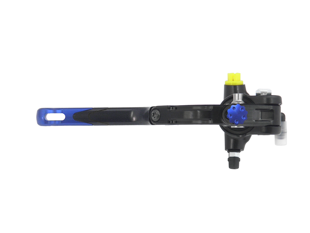 Pompa Frizione Radiale Accossato PRS 16x15-16-17 Con Corpo Pompa Anodizzato Nero E Leva Revolution Colorata (Pomello+Inserto)