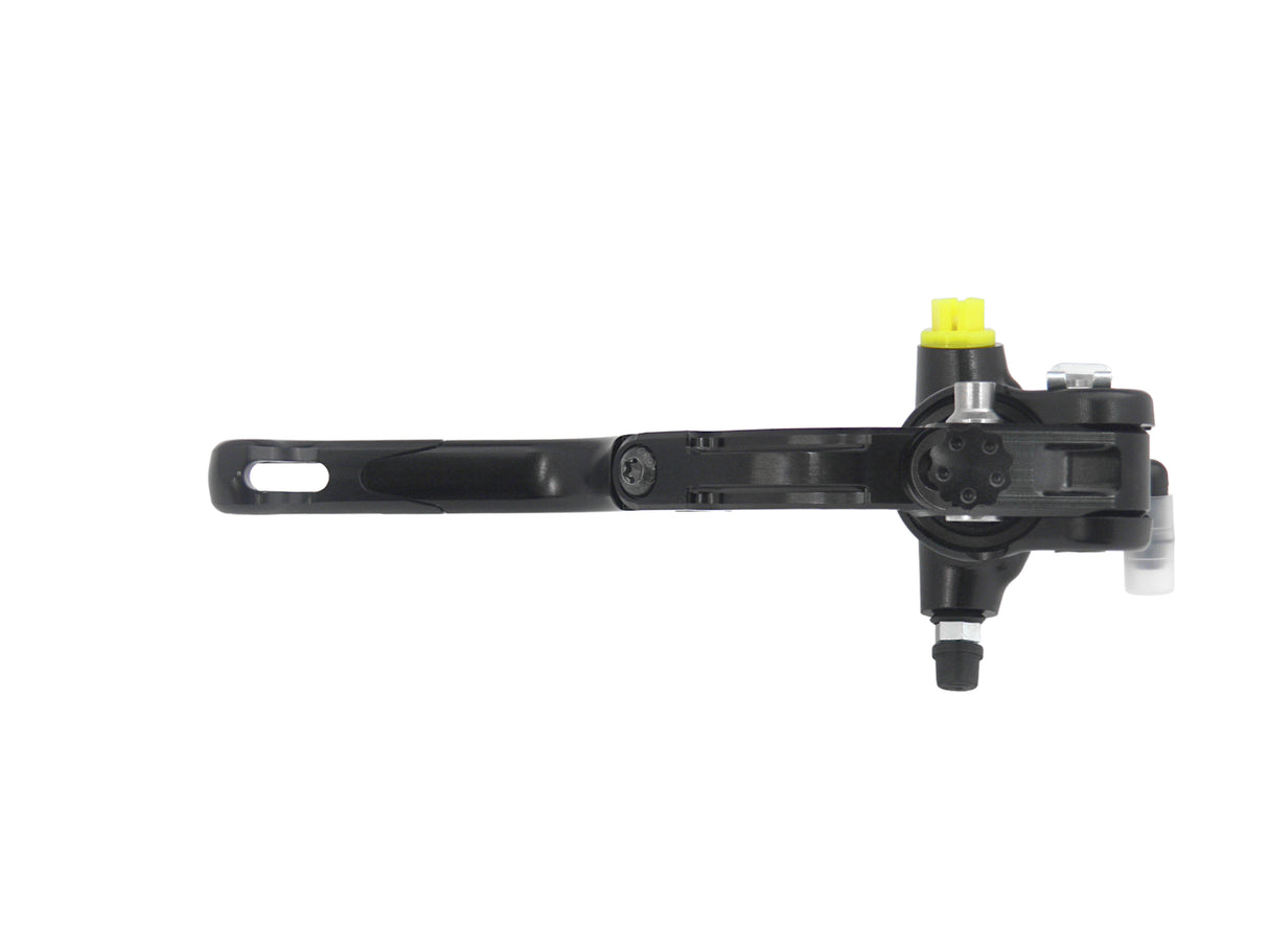 Pompa Frizione Radiale Accossato PRS 16x15-16-17 Con Corpo Pompa Anodizzato Nero E Leva Revolution Colorata (Pomello+Inserto)