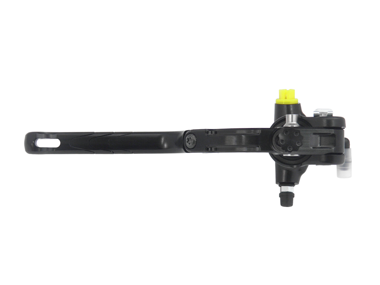 Pompa Frizione Radiale Accossato PRS 16x15-16-17 Con Corpo Pompa Anodizzato Nero E Leva Revolution Colorata (Pomello+Inserto)