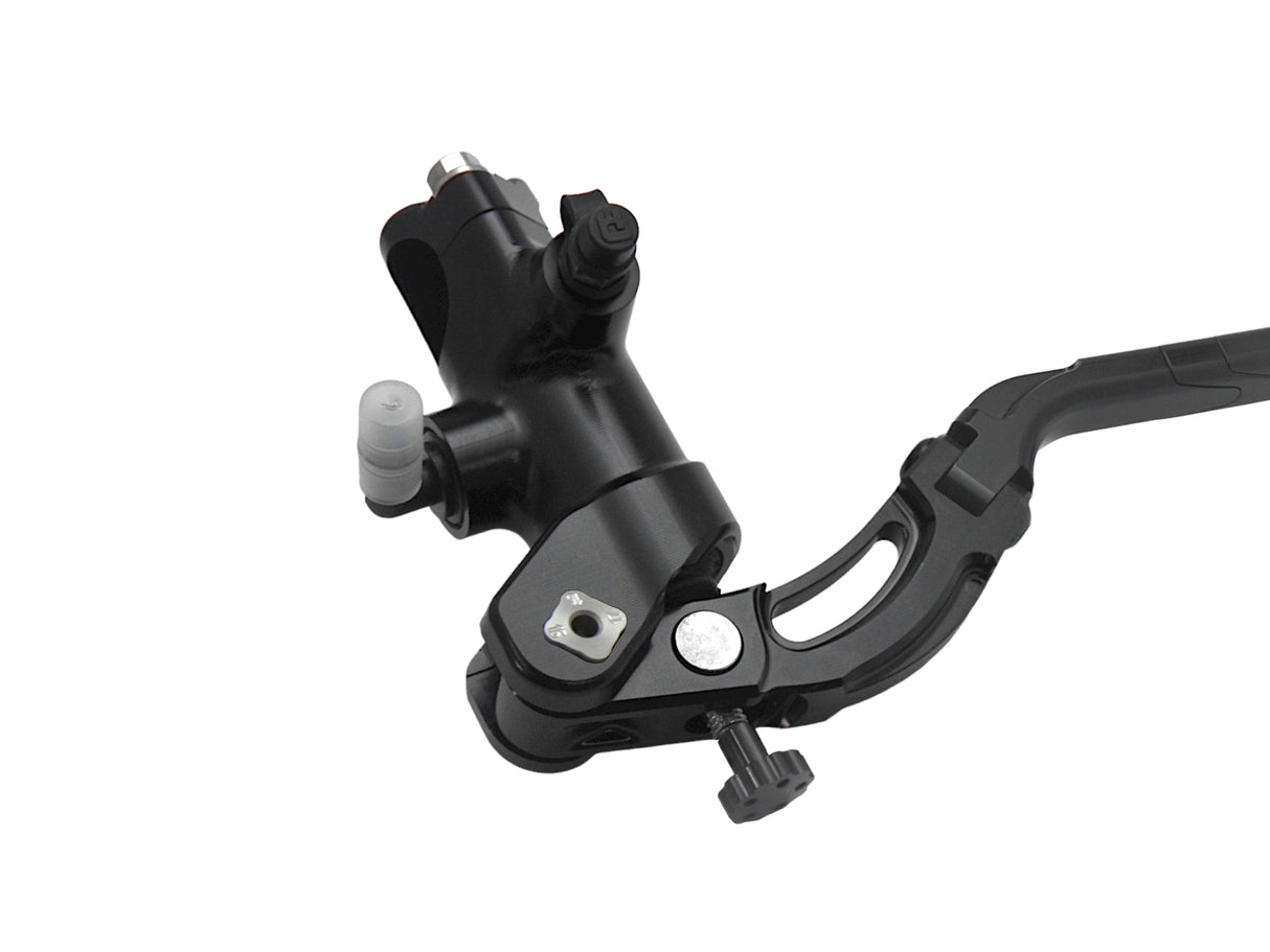 Pompa Frizione Radiale Accossato PRS 16x15-16-17 Con Corpo Pompa Anodizzato Nero E Leva Revolution Colorata (Pomello+Inserto)