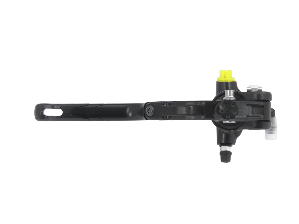 Pompa Frizione Radiale Accossato PRS 16x15-16-17 Con Corpo Pompa Anodizzato Nero E Leva Revolution Colorata (Pomello+Inserto)