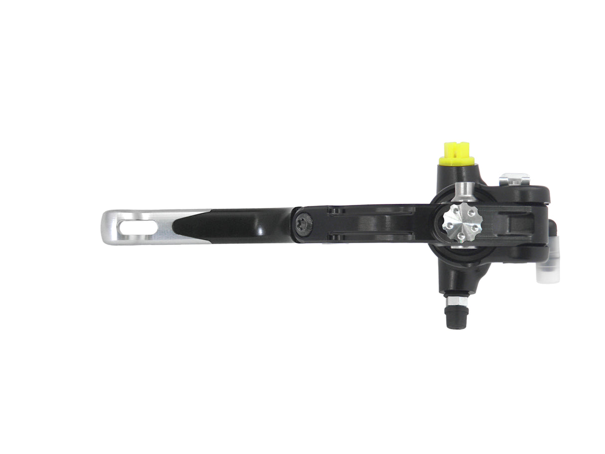 Pompa Frizione Radiale Accossato PRS 16x15-16-17 Con Corpo Pompa Anodizzato Nero E Leva Revolution Colorata (Pomello+Inserto)