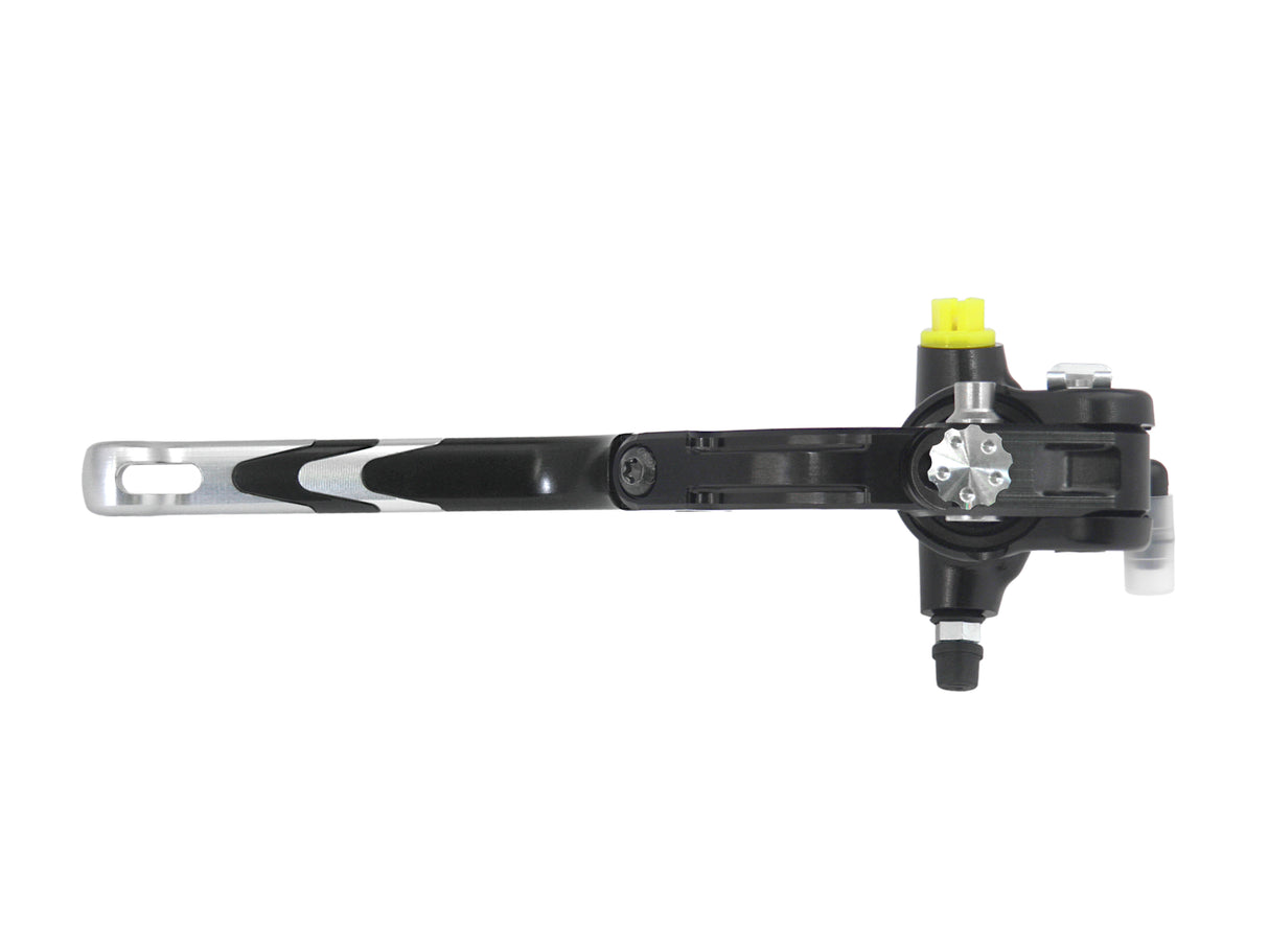 Pompa Frizione Radiale Accossato PRS 16x15-16-17 Con Corpo Pompa Anodizzato Nero E Leva Revolution Colorata (Pomello+Inserto)