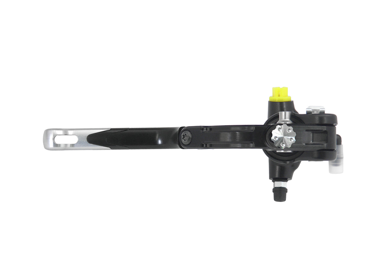 Pompa Frizione Radiale Accossato PRS 16x15-16-17 Con Corpo Pompa Anodizzato Nero E Leva Revolution Colorata (Pomello+Inserto)