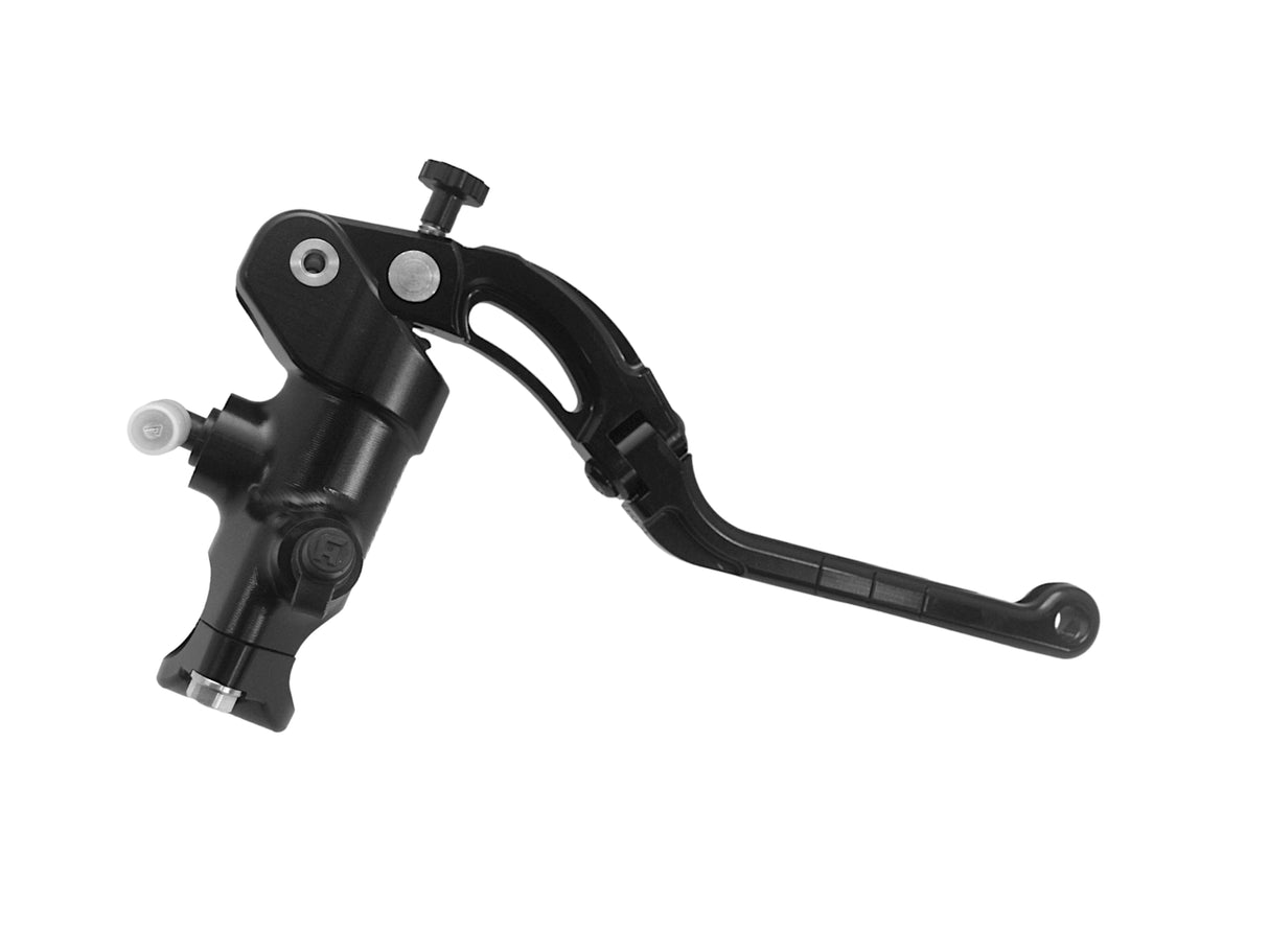 Pompa Freno Radiale Accossato 19x18 Con Corpo Pompa Anodizzato Nero E Leva Revolution Colorata (Pomello+Inserto)