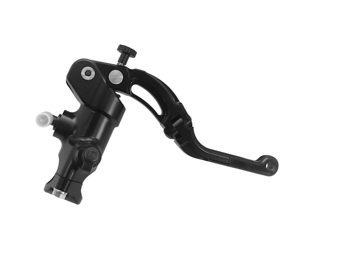 Pompa Freno Radiale Accossato 19x19 Con Corpo Pompa Anodizzato Nero E Leva Revolution Colorata (Pomello+Inserto)