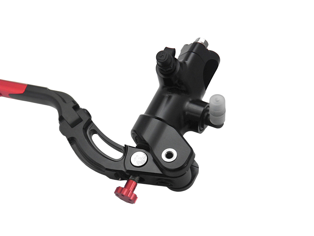 Pompa Freno Radiale Accossato 19x19 Con Corpo Pompa Anodizzato Nero E Leva Revolution Colorata (Pomello+Inserto)