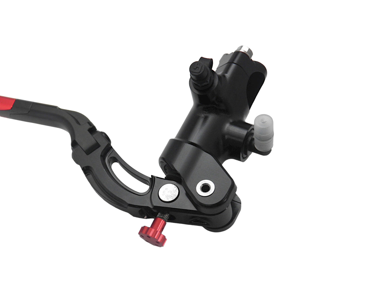 Pompa Freno Radiale Accossato 19x19 Con Corpo Pompa Anodizzato Nero E Leva Revolution Colorata (Pomello+Inserto)