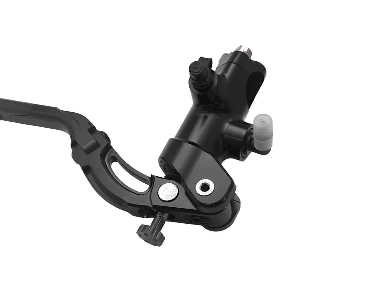 Pompa Freno Radiale Accossato 16x16 Con Corpo Pompa Anodizzato Nero E Leva Revolution Colorata (Pomello+Inserto)