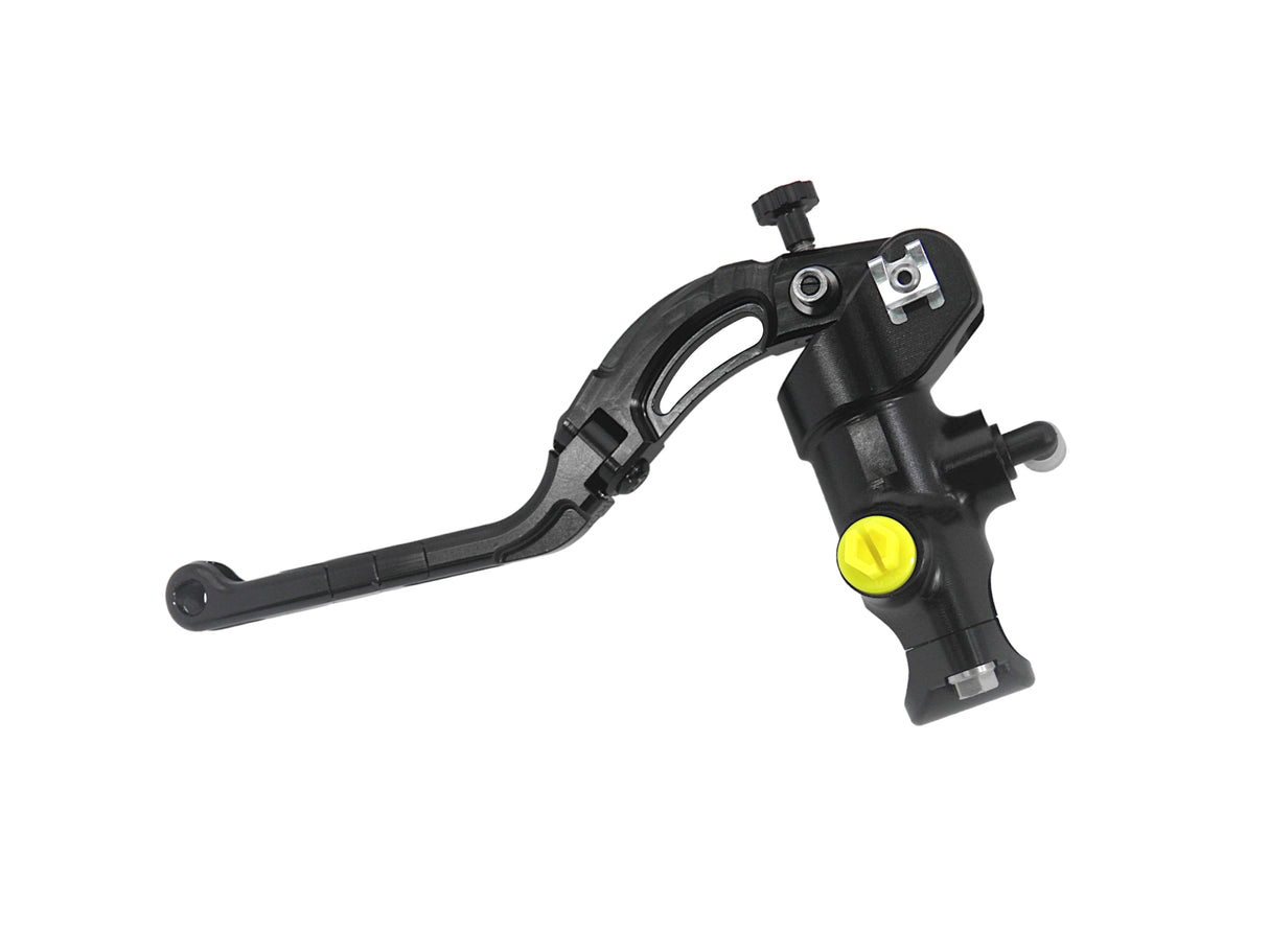 Pompa Freno Radiale Accossato 16x16 Con Corpo Pompa Anodizzato Nero E Leva Revolution Colorata (Pomello+Inserto)