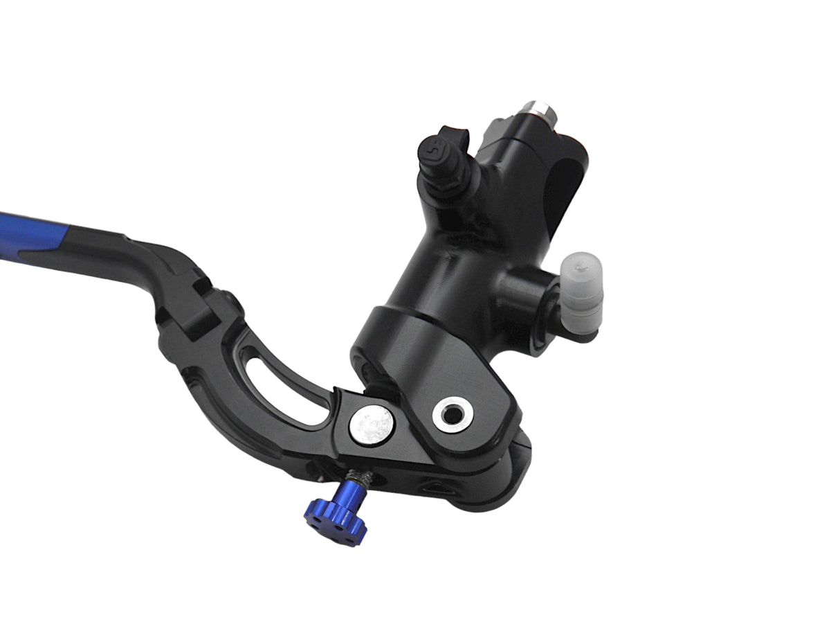 Pompa Freno Radiale Accossato 16x18 Con Corpo Pompa Anodizzato Nero E Leva Revolution Colorata (Pomello+Inserto)