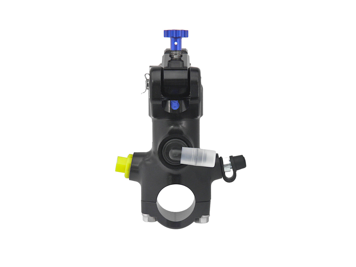 Pompa Freno Radiale Accossato 16x18 Con Corpo Pompa Anodizzato Nero E Leva Revolution Colorata (Pomello+Inserto)