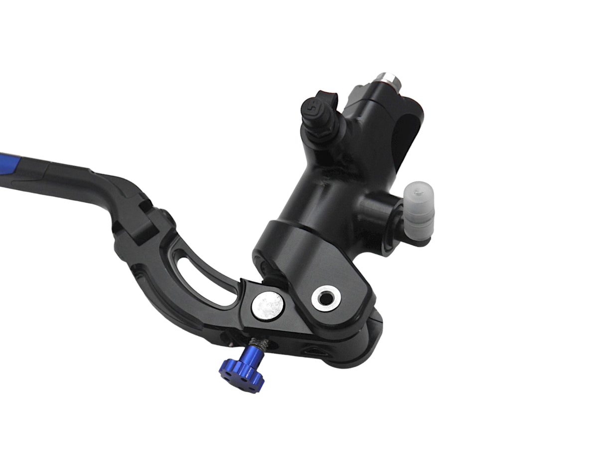 Pompa Freno Radiale Accossato 16x18 Con Corpo Pompa Anodizzato Nero E Leva Revolution Colorata (Pomello+Inserto)