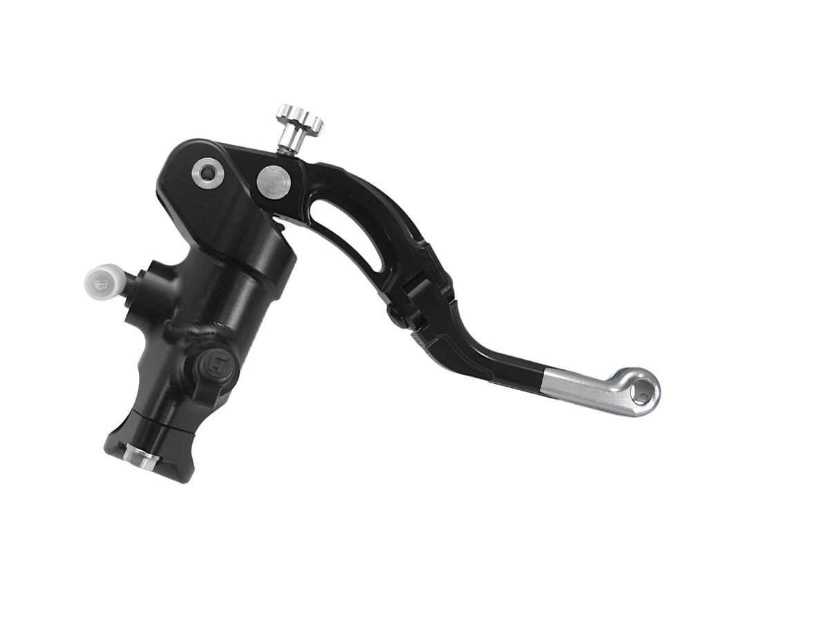 Pompa Freno Radiale Accossato 16x18 Con Corpo Pompa Anodizzato Nero E Leva Revolution Colorata (Pomello+Inserto)