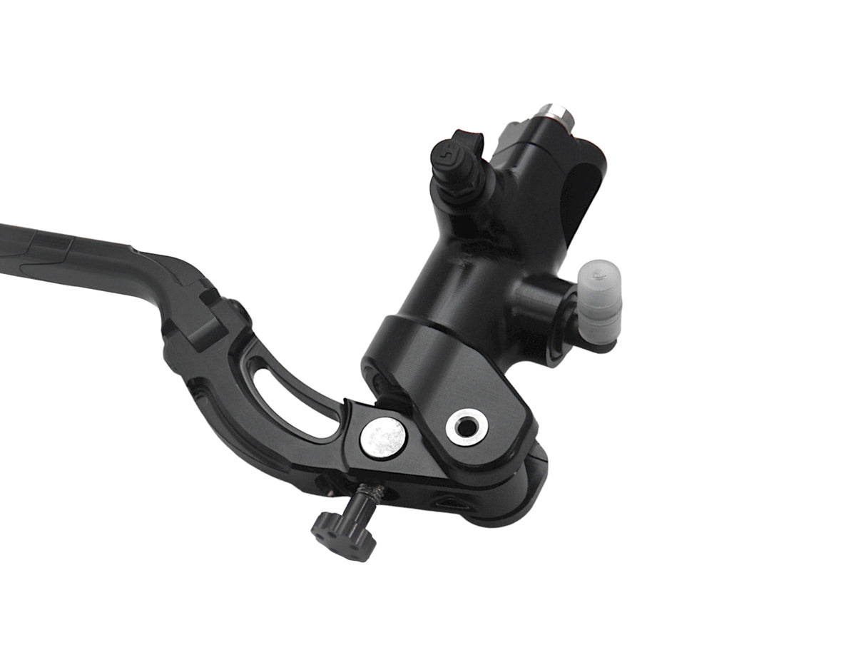 Pompa Freno Radiale Accossato 19x20 Con Corpo Pompa Anodizzato Nero E Leva Revolution Colorata (Pomello+Inserto)