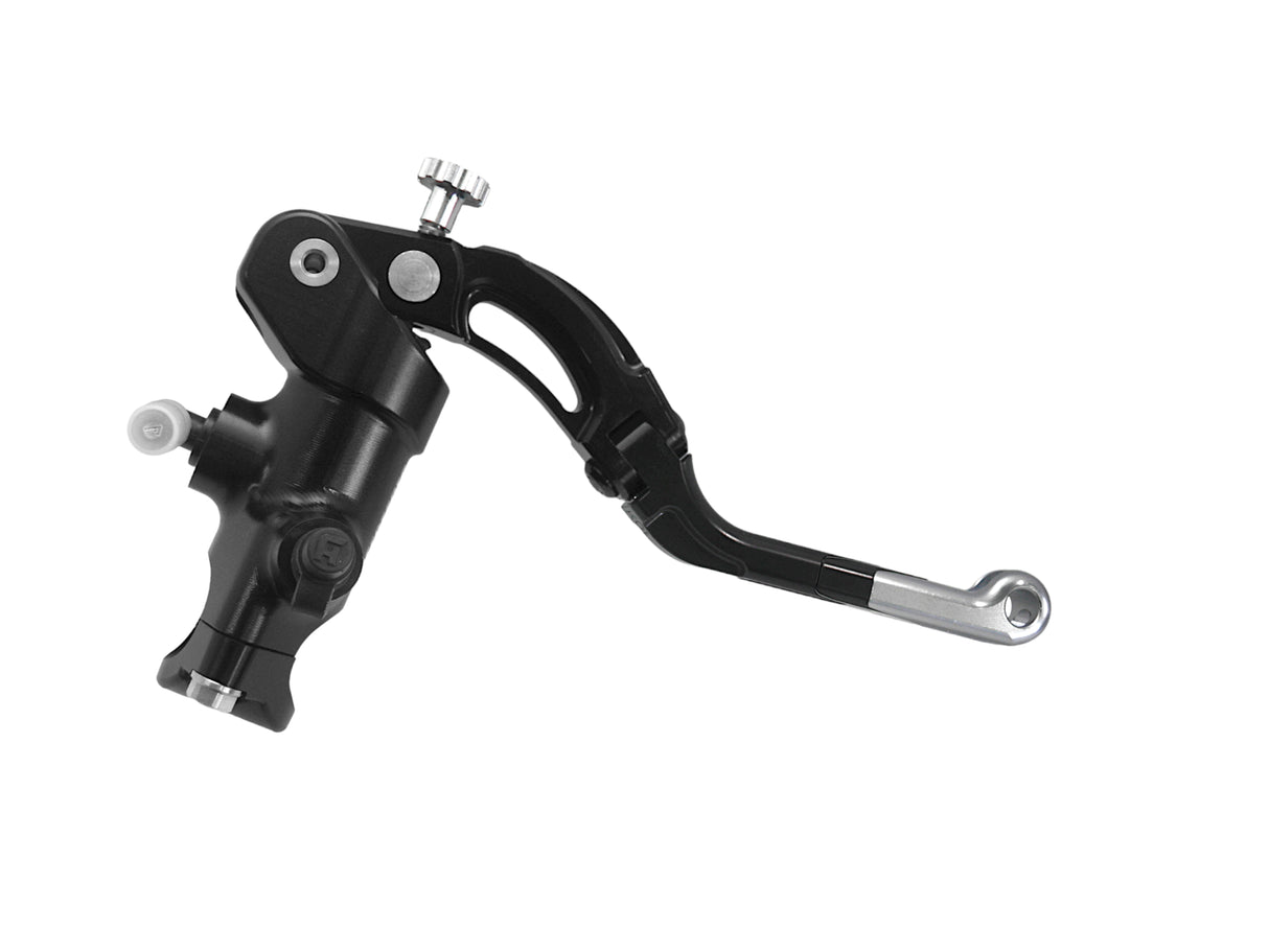 Pompa Freno Radiale Accossato 19x20 Con Corpo Pompa Anodizzato Nero E Leva Revolution Colorata (Pomello+Inserto)