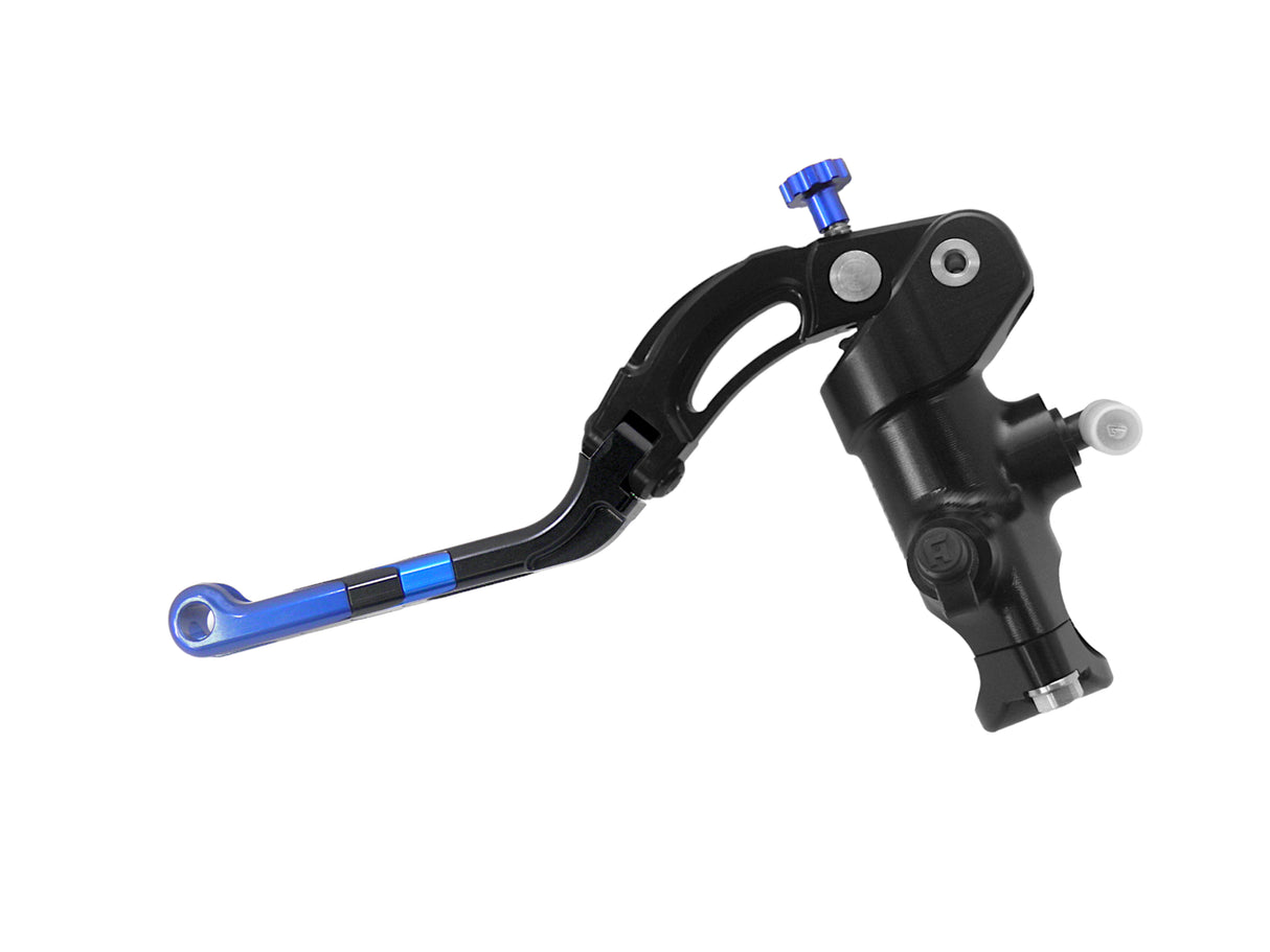 Pompa Frizione Radiale Accossato 16x18 Con Corpo Pompa Anodizzato Nero E Leva Revolution Colorata (Pomello+Inserto)