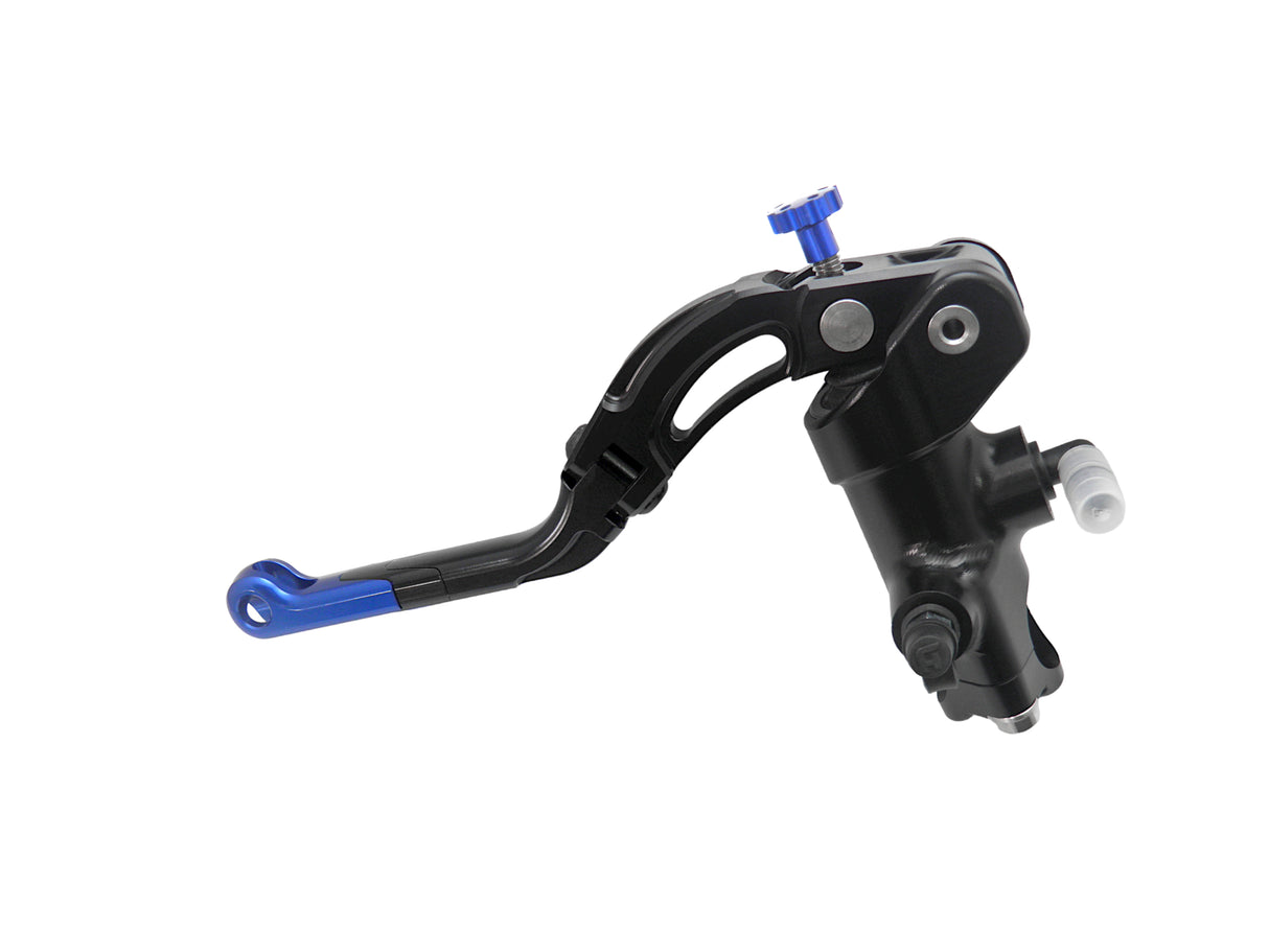 Pompa Frizione Radiale Accossato 16x18 Con Corpo Pompa Anodizzato Nero E Leva Revolution Colorata (Pomello+Inserto)