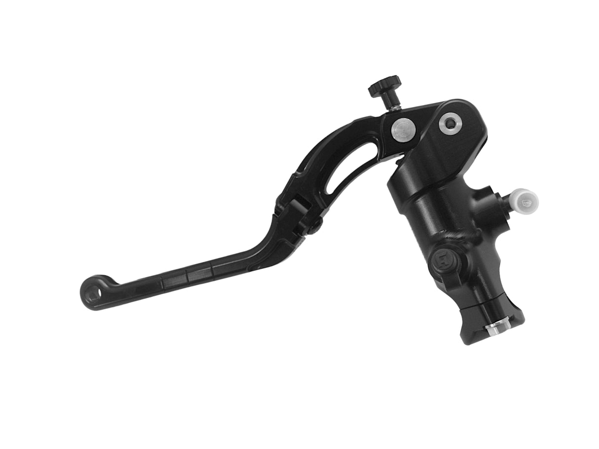 Pompa Frizione Radiale Accossato 16x18 Con Corpo Pompa Anodizzato Nero E Leva Revolution Colorata (Pomello+Inserto)