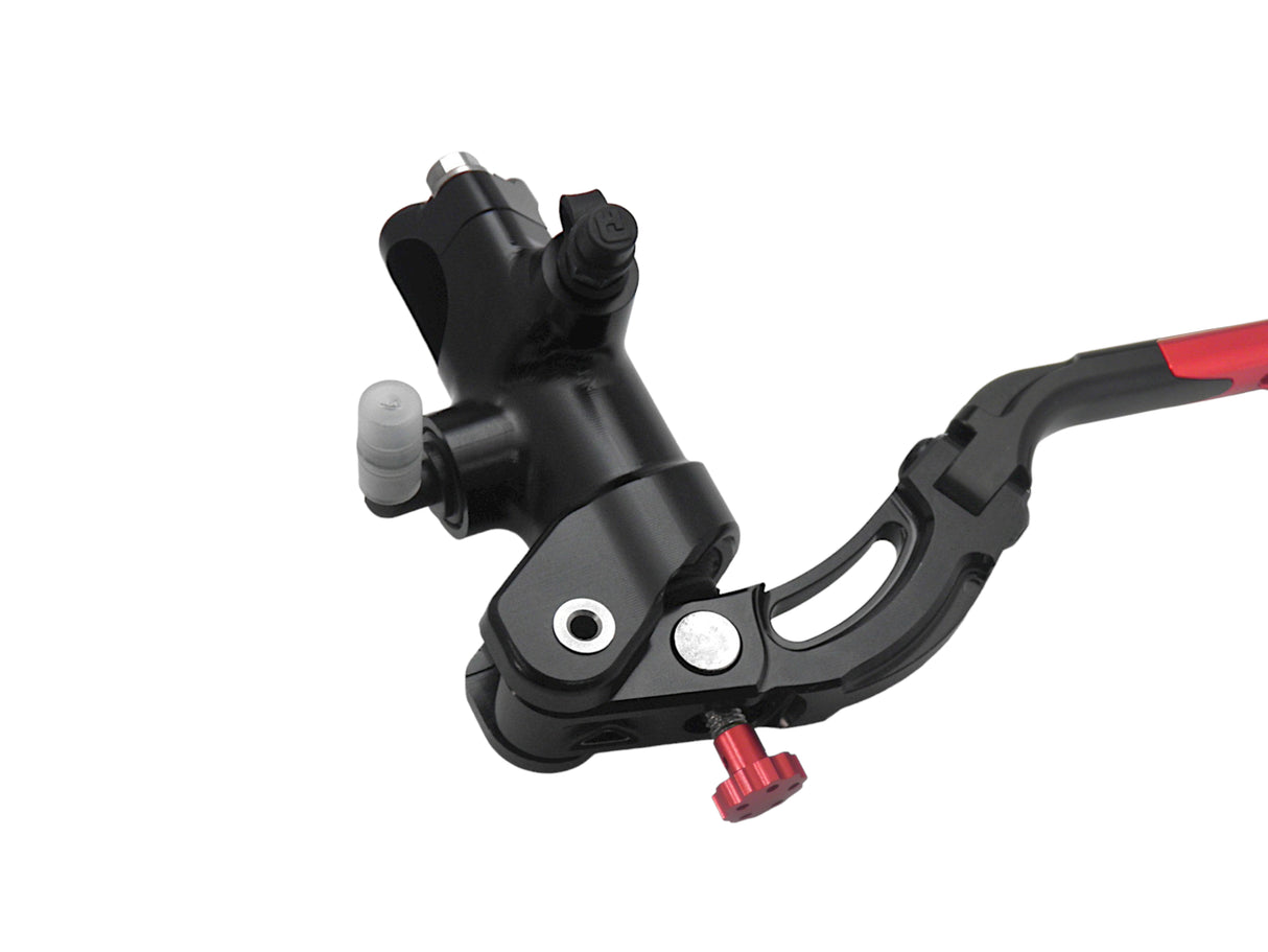 Pompa Frizione Radiale Accossato 16x18 Con Corpo Pompa Anodizzato Nero E Leva Revolution Colorata (Pomello+Inserto)