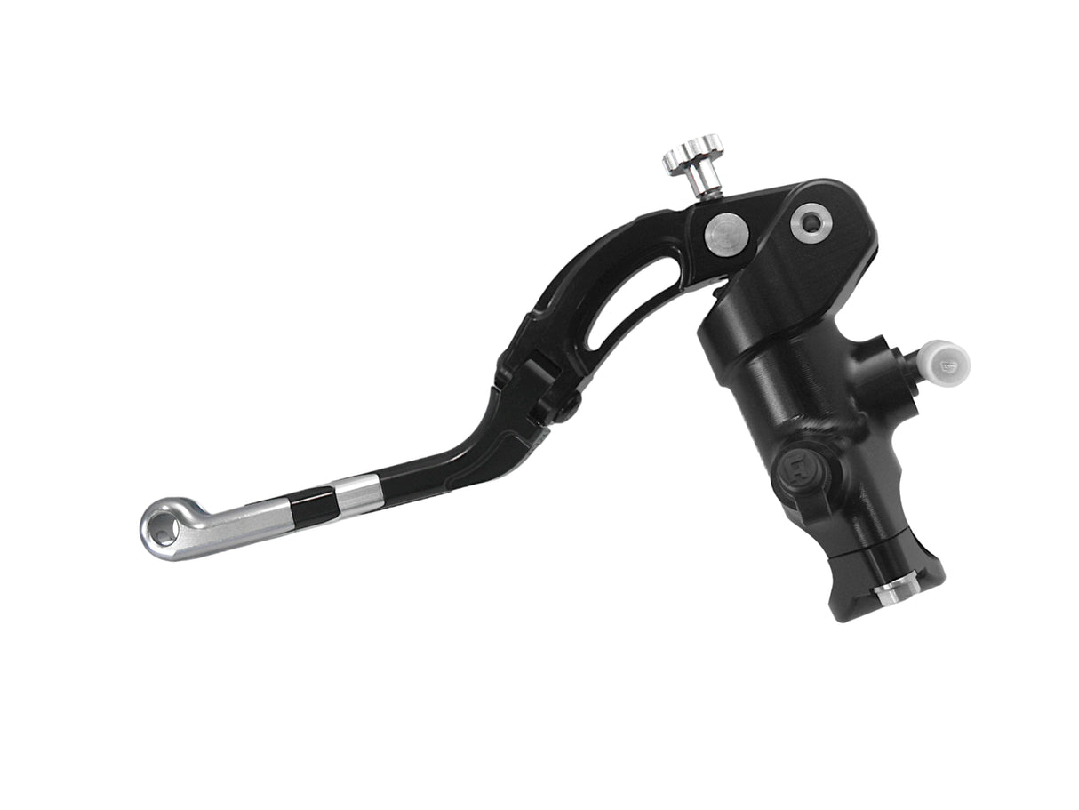 Pompa Frizione Radiale Accossato 16x18 Con Corpo Pompa Anodizzato Nero E Leva Revolution Colorata (Pomello+Inserto)